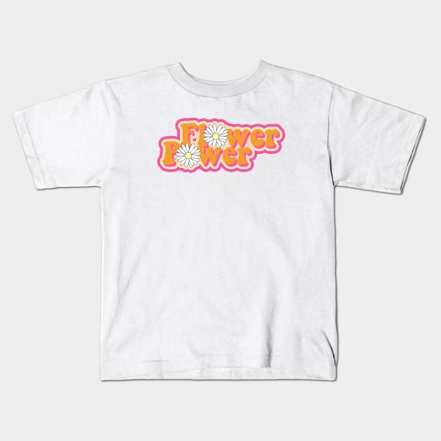 Flower Power Kids T-Shirt by Vintage Dream